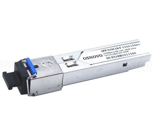 Трансивер OSNOVO SFP-S1SC18-F-1310-1550-I