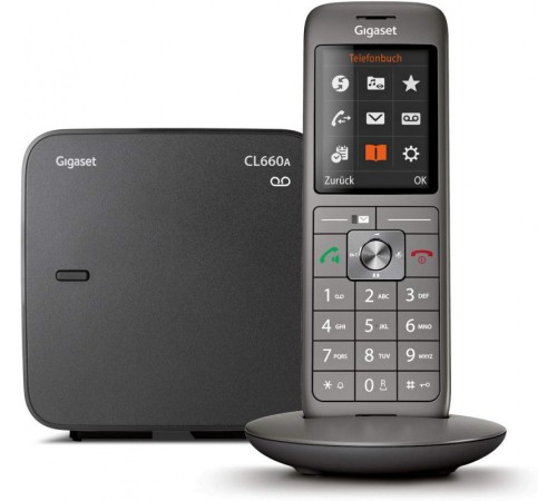 Р/Телефон Dect Gigaset CL660A SYS RUS черный автооветчик АОН