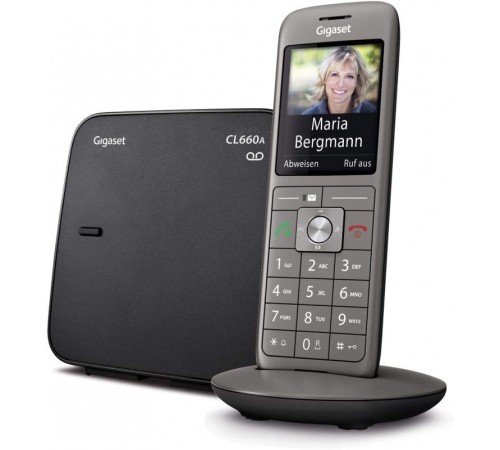 Р/Телефон Dect Gigaset CL660A SYS RUS черный автооветчик АОН