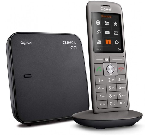 Р/Телефон Dect Gigaset CL660A SYS RUS черный автооветчик АОН