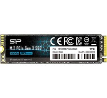 Накопитель SSD Silicon Power PCI-E x4 1Tb SP001TBP34A60M28 M-Series M.2 2280