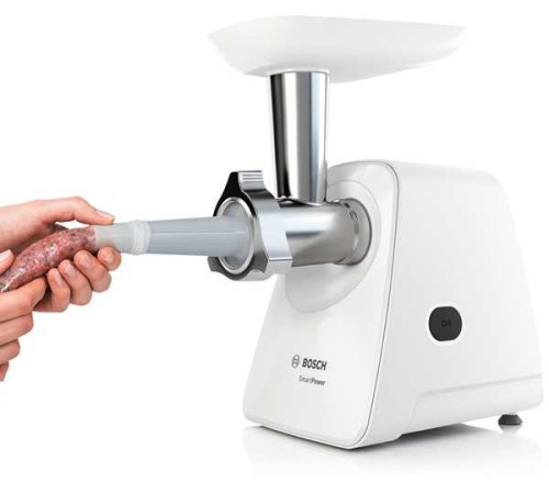 Мясорубка Bosch Smart Power MFW2514W 1500Вт белый