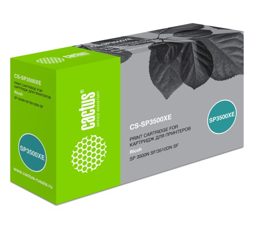 Картридж лазерный Cactus CS-SP3500XE 407646 черный (6400стр.) для Ricoh SP3500NSF/3510DN SF