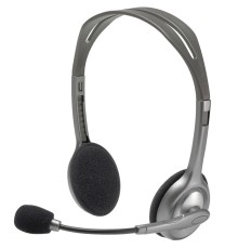 Гарнитура Logitech H111 (1 x 3.5мм, кабель 1.8м) (арт. 981-000594, M/N: A-00021)