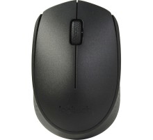 Мышь Logitech B170 черный оптическая (800dpi) беспроводная USB для ноутбука (2but)