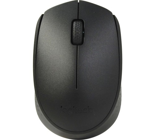 Мышь Logitech B170 черный оптическая (800dpi) беспроводная USB для ноутбука (2but)