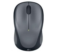 Мышь Logitech M235 серый/черный оптическая (1000dpi) беспроводная USB1.1 для ноутбука (2but)