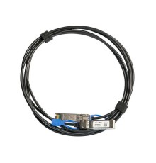 Патч-корд MikroTik XS+DA0001 25G 1м черный SFP28-SFP28