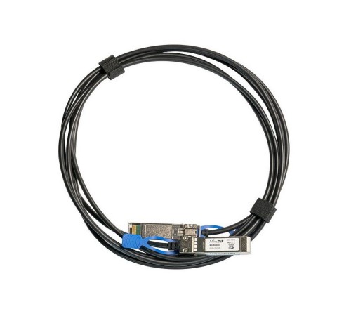 Патч-корд MikroTik XS+DA0001 25G 1м черный SFP28-SFP28