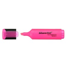 Текстовыделитель Silwerhof Blaze 108036-08 скошенный пиш. наконечник 1-5мм розовый картон