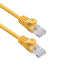 Кабель ACD Патч-корд ACD-LPU5E-10Y |ACD-LPU5E-10Y| Cat5e UTP 24AWG 4Pair, 7/0.18мм CCA Желтый,1.0м, (741425)