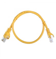 Кабель ACD Патч-корд ACD-LPU5E-5DY |ACD-LPU5E-5DY| Cat5e UTP 24AWG 4Pair, 7/0.18мм CCA Желтый, 0.5м, (741371)