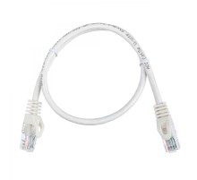 Кабель ACD Патч-корд ACD-LPU5C-5DW |ACD-LPU5C-5DW| Cat5e UTP 24AWG 4Pair, 7/0.18мм CU Белый, 0.5м (741722)