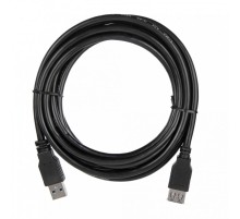 Кабель ACD Кабель ACD-U3AAF-30L |ACD-U3AAF-30L| USB 3.0, A male - A feмale, ТТХ: |ACD-U3AAF-30L| (7/0.12BC+HDPE)*1P+|(7/0.12BC+HDPE)*2C+7/0.12BC+AL|*2P +7/0.16BC*2C+AL+7/0.12BC+B(80/0.12AL)PVC5.5, Черный, 3м (742156)
