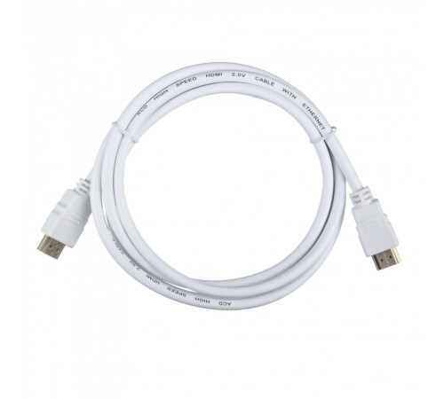 Кабель ACD Кабель ACD-DHHM2-18W |ACD-DHHM2-18W| HDMI 2.0, Golden Plated,19m/19m, Белый, 1.8м, (742248) Кабель ACD Кабель ACD-DHHM2-18W |ACD-DHHM2-18W| HDMI 2.0, Golden Plated,19m/19m, Белый, 1.8м, (742248)