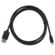 Кабель ACD Кабель ACD-DDMM2-18B |ACD-DDMM2-18B| DisplayPort 1.2, DP-mDP, Golden Plated, 20m/20m, Черный, 1.8м, |ACD-DDMM2-18B| (742491)
