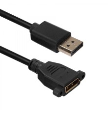 Кабель ACD Кабель ACD-DDPF2-50B |ACD-DDPF2-50B| DisplayPort 1.2, DP extension, Golden Plated, 20m/20f, Черный, |ACD-DDPF2-50B| 5м, (742521)