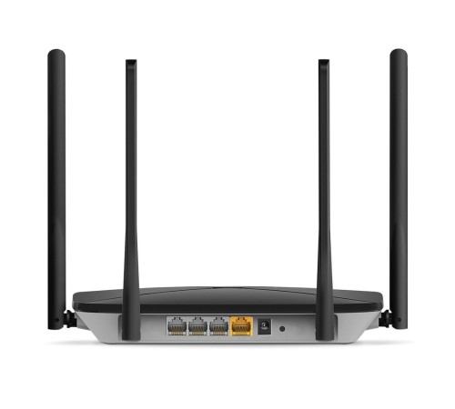 Роутер беспроводной Mercusys AC12G AC1200 10/100/1000BASE-TX черный (упак.:1шт)
