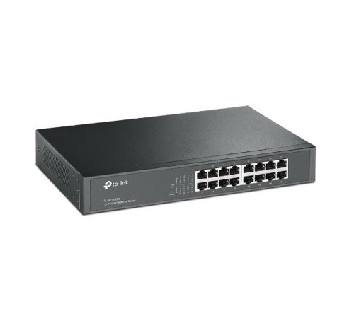 Коммутатор TP-Link TL-SF1016DS 16x100Mb неуправляемый Коммутатор TP-Link TL-SF1016DS 16x100Mb неуправляемый