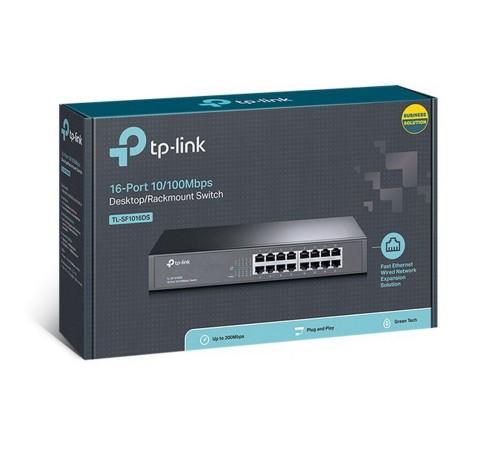 Коммутатор TP-Link TL-SF1016DS 16x100Mb неуправляемый Коммутатор TP-Link TL-SF1016DS 16x100Mb неуправляемый