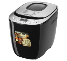 Хлебопечь Hyundai HYBM-P0212 600Вт черный/серебристый