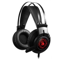 Наушники с микрофоном A4Tech Bloody J437 черный 1.8м мониторные USB оголовье (J437)