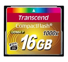 Карта памяти Transcend CompactFlash 1000 16GB (TS16GCF1000)