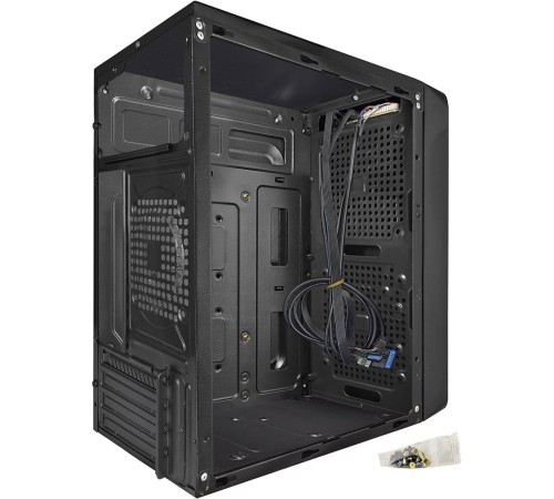 Корпус Minitower ExeGate BAA-108 (mATX, без БП, 2*USB, аудио, черный) (116108)