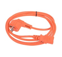 VCOM <CE021-CU0.75-1.8M-O> Кабель питания  220V 1.8 м (Европейский стандарт) оранжевый