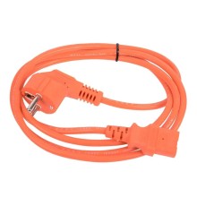VCOM <CE021-CU0.75-1.8M-O> Кабель питания  220V 1.8 м (Европейский стандарт) оранжевый