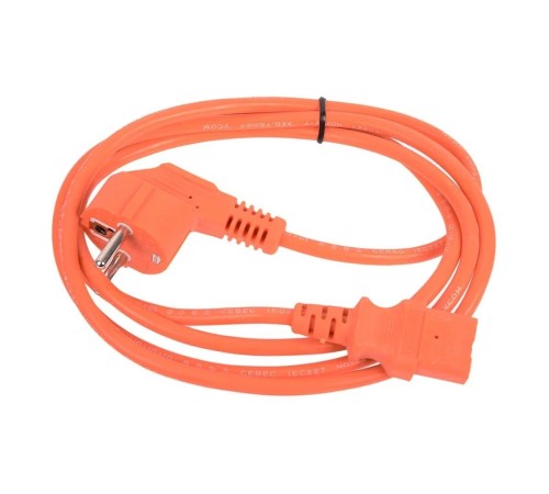 VCOM <CE021-CU0.75-1.8M-O> Кабель питания  220V 1.8 м (Европейский стандарт) оранжевый