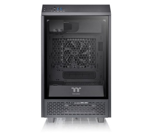 Корпус Thermaltake The Tower 100 черный без БП ATX 2x120mm 2xUSB3.0 1xUSB3.1 audio bott PSU