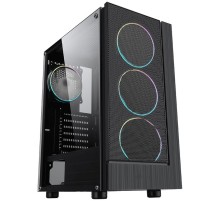 Корпус Formula F-33RGB черный без БП ATX 5x120mm 2x140mm 2xUSB2.0 1xUSB3.0 audio bott PSU
