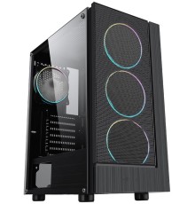 Корпус Formula F-33RGB черный без БП ATX 5x120mm 2x140mm 2xUSB2.0 1xUSB3.0 audio bott PSU