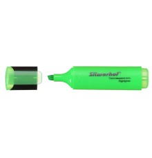 Текстовыделитель Silwerhof Blaze 108036-03 скошенный пиш. наконечник 1-5мм зеленый картон