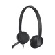 Гарнитура Logitech H340 (USB, кабель 1.8м) (арт. 981-000509, M/N: A-00044)