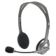 Гарнитура Logitech H110 (2 x 3.5мм, кабель 1.8м) (арт. 981-000472, M/N: A-00021)