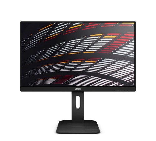 Монитор AOC 23.8" Professional 24P1(00/01) черный IPS LED 16:9 DVI HDMI M/M матовая HAS Pivot 1000:1 250cd 178гр/178гр 1920x1080 D-Sub DisplayPort FHD USB 4.6кг
