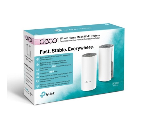 Точка доступа TP-Link Deco E4 (2-pack) (Deco E4(2-pack))
