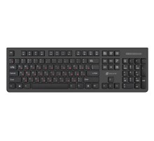 Клавиатура Оклик 505M черный USB slim