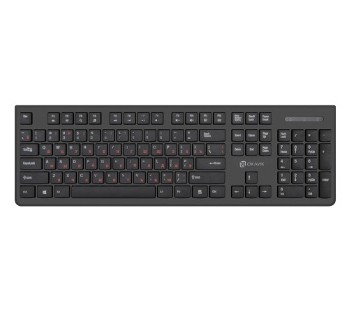 Клавиатура Оклик 505M черный USB slim
