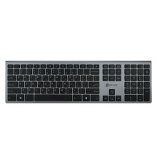 Клавиатура Оклик 890S серый USB беспроводная slim