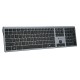 Клавиатура Оклик 890S серый USB беспроводная slim