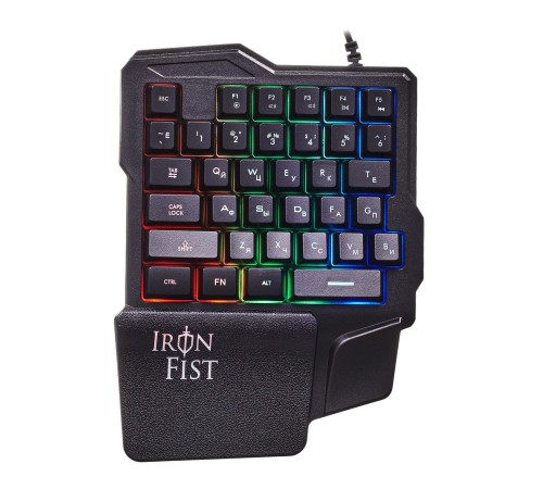 Игровой блок Оклик 701G IRON FIST черный USB for gamer LED (подставка для запястий) Игровой блок Оклик 701G IRON FIST черный USB for gamer LED (подставка для запястий)