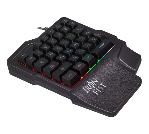 Игровой блок Оклик 701G IRON FIST черный USB for gamer LED (подставка для запястий) Игровой блок Оклик 701G IRON FIST черный USB for gamer LED (подставка для запястий)