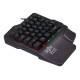 Игровой блок Оклик 701G IRON FIST черный USB for gamer LED (подставка для запястий)