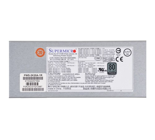 Блок питания SuperMicro PWS-2K20A-1R