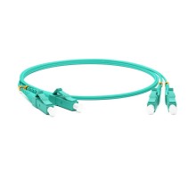 Патч-корд волоконно-оптический Hyperline FC-D2-503-LC/PR-LC/PR-H-1M-LSZH-AQ Патч-корд волоконно-оптический (шнур) MM 50/125(OM3), LC-LC, duplex, 10G/40G, LSZH, 1 м (FC-D2-503-LC/PR-LC/PR-H-1M-LSZH-AQ)