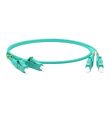 Патч-корд волоконно-оптический Hyperline FC-D2-503-LC/PR-LC/PR-H-1M-LSZH-AQ Патч-корд волоконно-оптический (шнур) MM 50/125(OM3), LC-LC, duplex, 10G/40G, LSZH, 1 м (FC-D2-503-LC/PR-LC/PR-H-1M-LSZH-AQ)