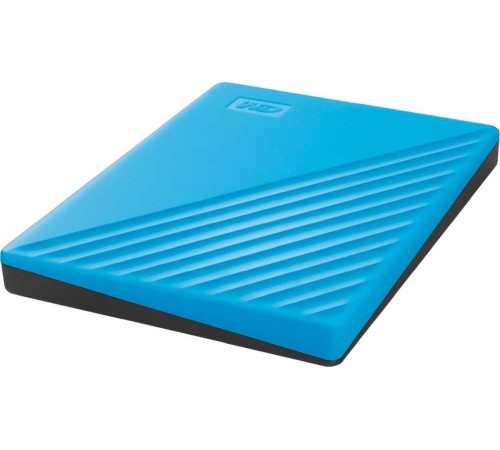 Жесткий диск WD Original USB 3.0 2Tb WDBYVG0020BBL-WESN My Passport 2.5" голубой